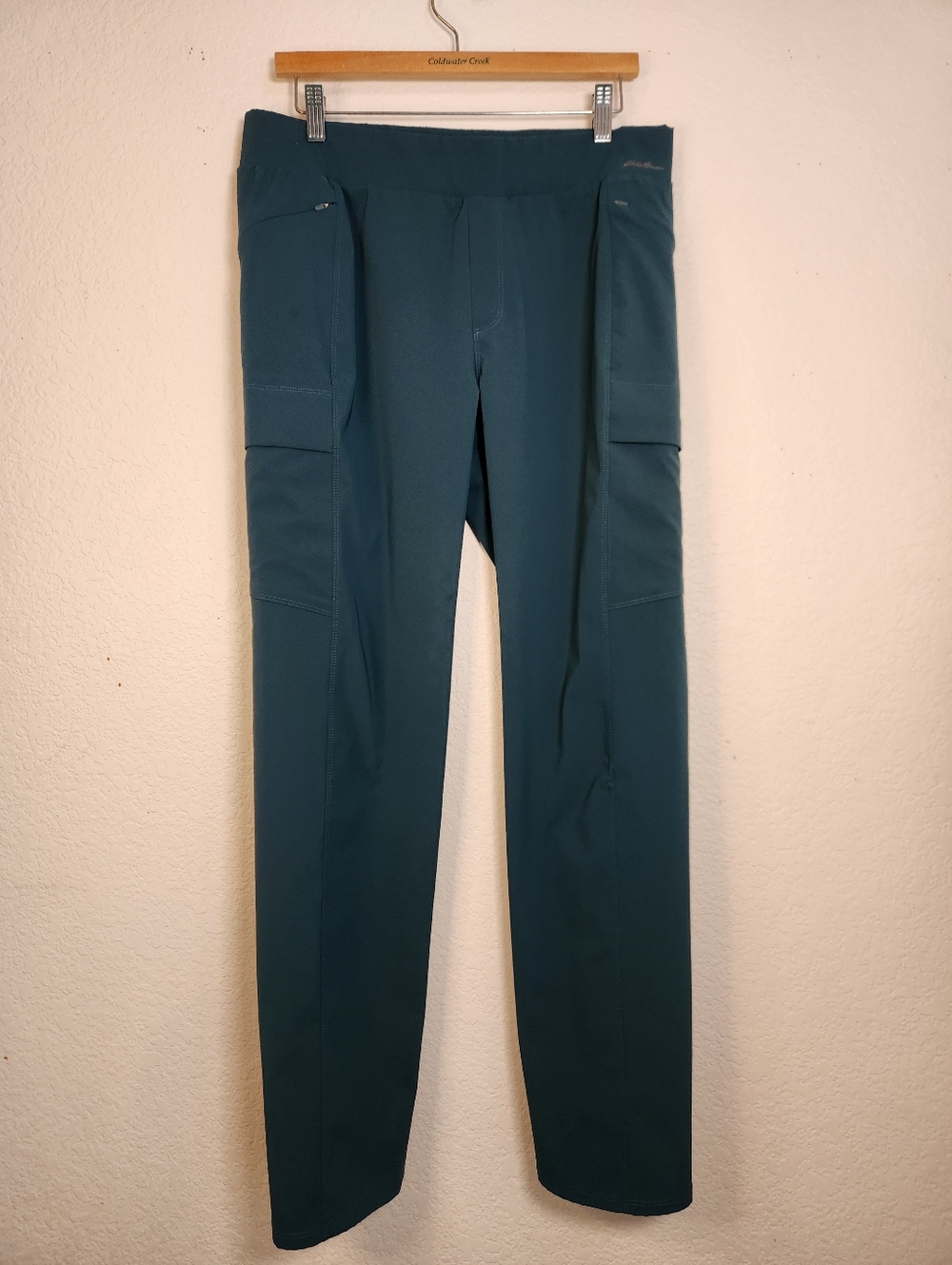 Eddie Bauer Women's Teal‎ Green Incline Utility Pants, Size 12